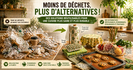 Passer du jetable au réutilisable en faisant des économies.