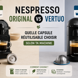 Nespresso Original vs Vertuo : quelle capsule réutilisable choisir selon ta machine