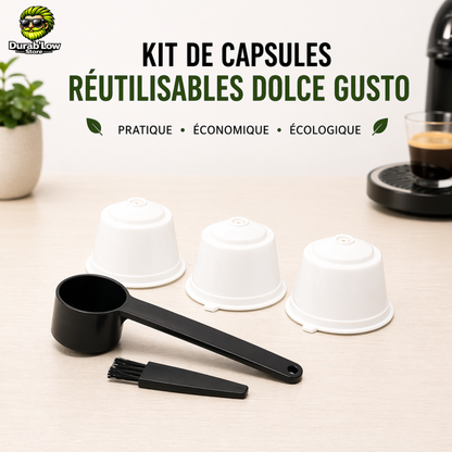 Capsule Café Dolce Gusto Réutilisable coloris Blanc