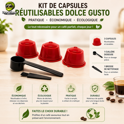 Capsule Café Dolce Gusto Réutilisable coloris Rouge