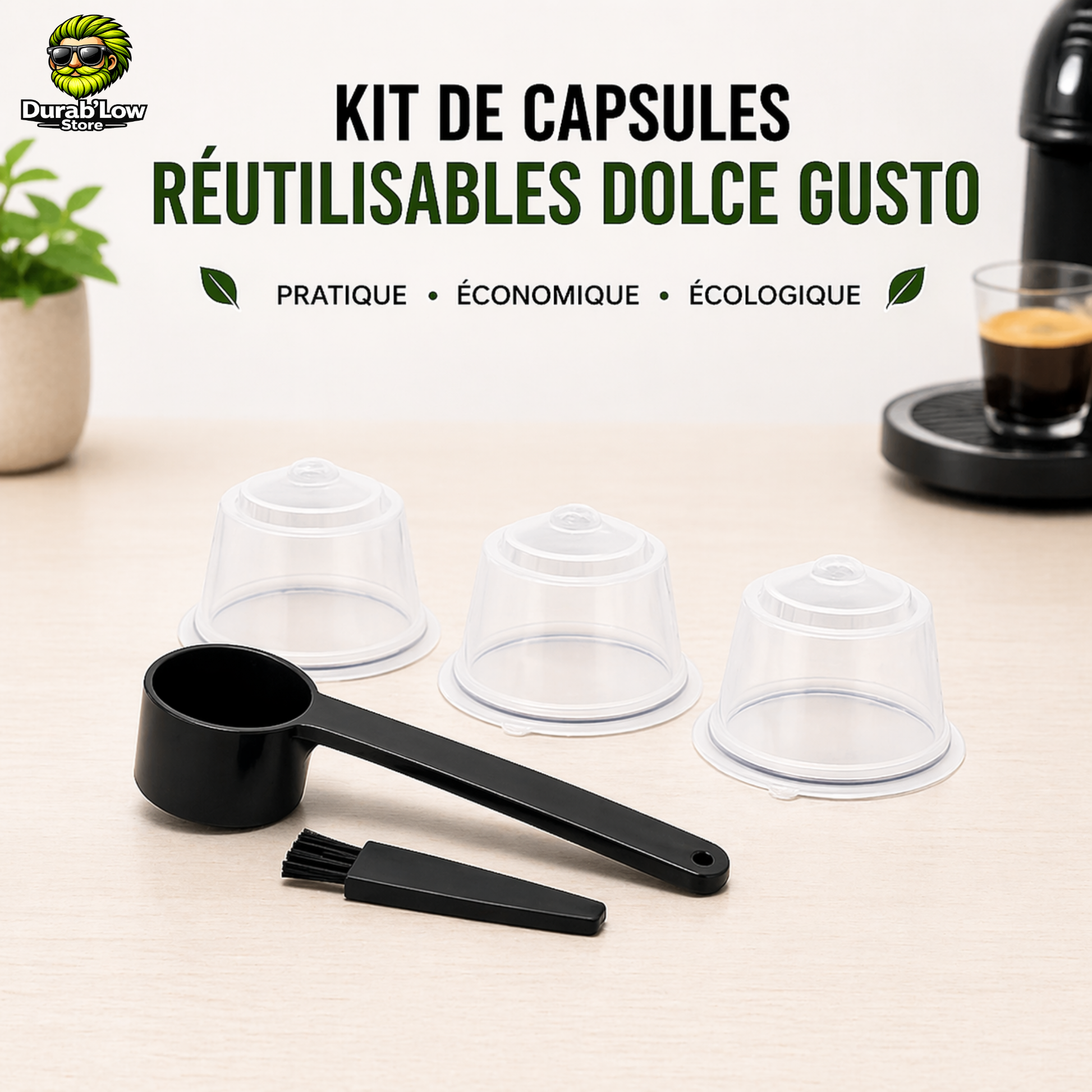 Capsule Café Dolce Gusto Réutilisable coloris Transparent