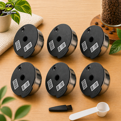 Capsule Café Tassimo Réutilisable Inox 6x60ml