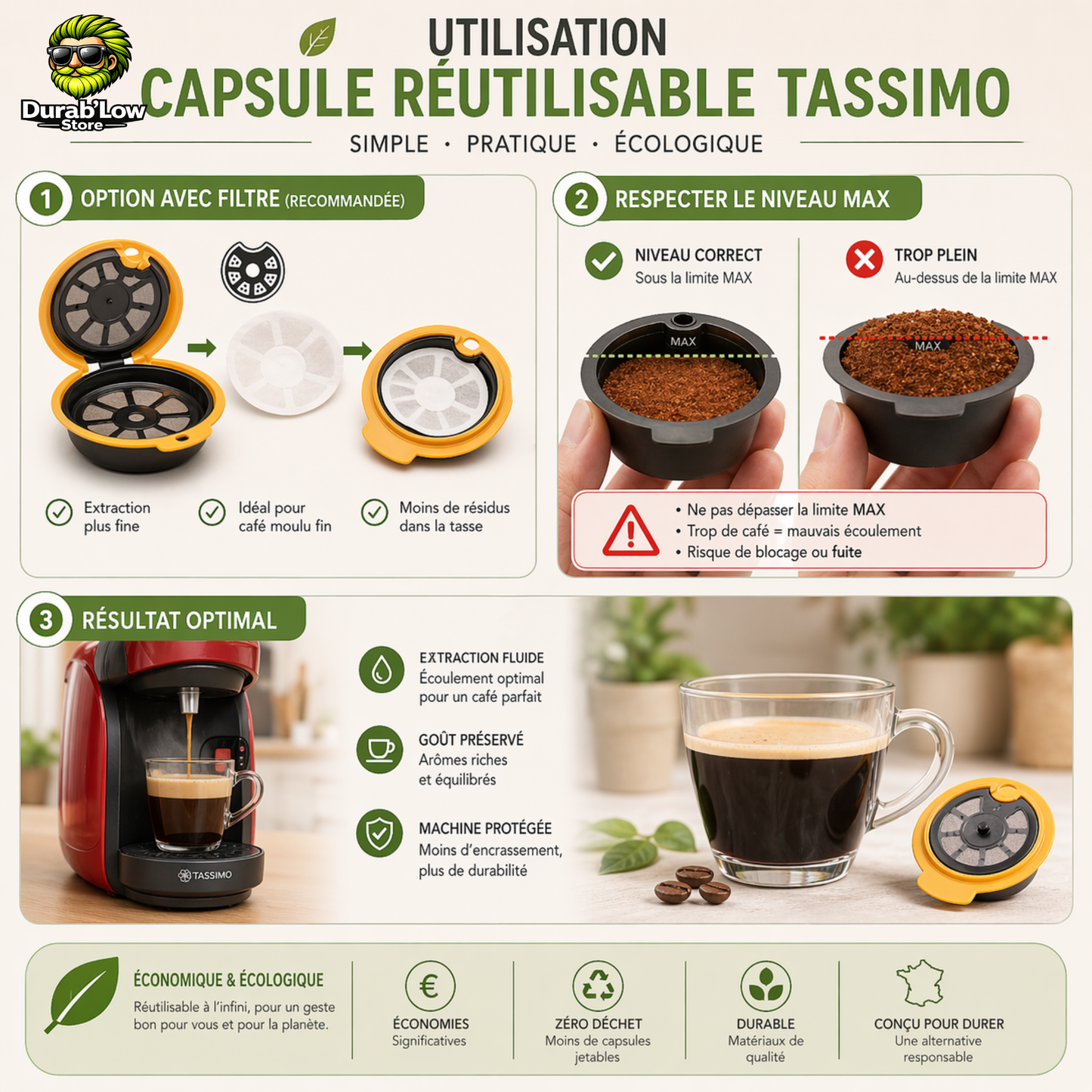 Capsule Café Tassimo Tutoriel de fonctionnement