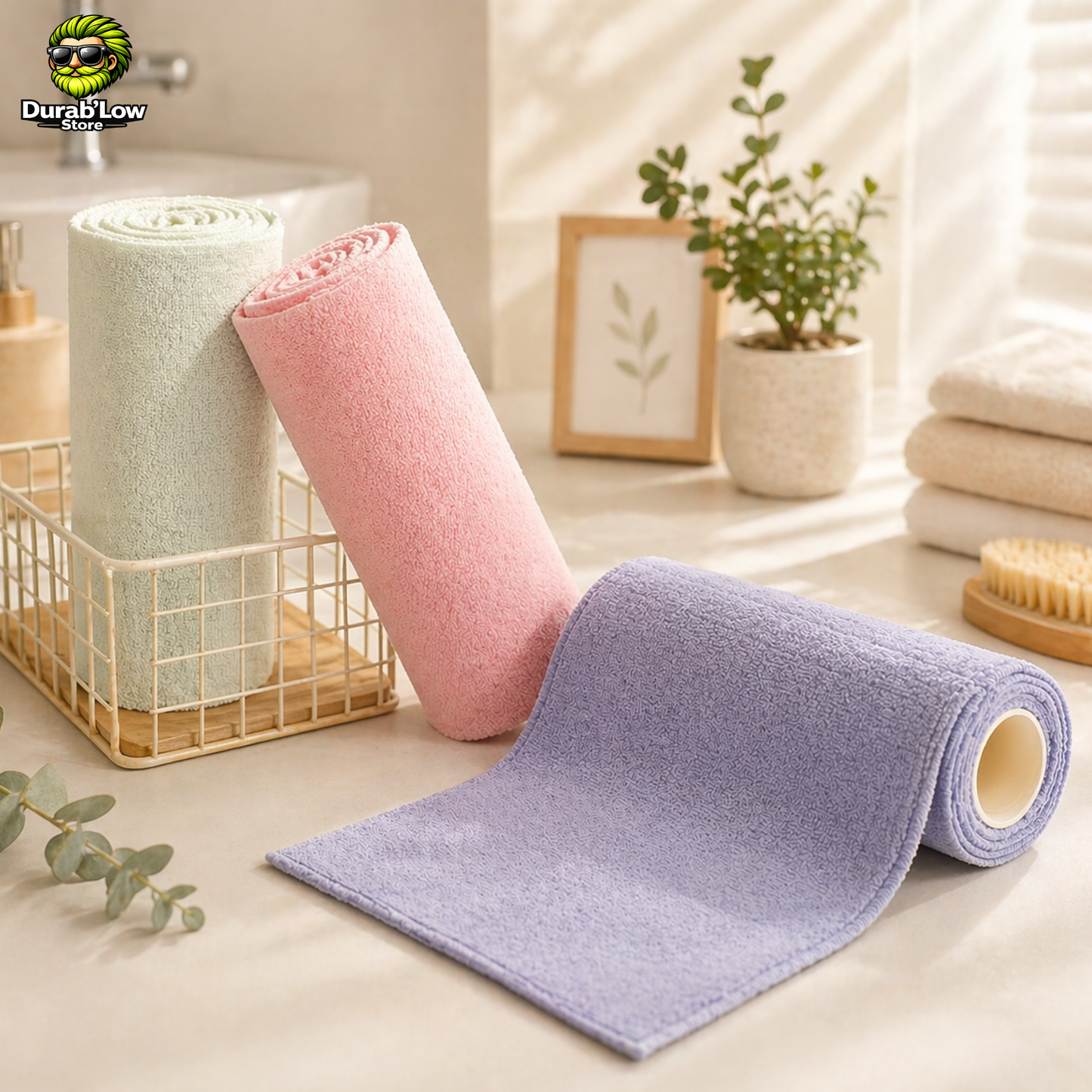 Essuie-tout réutilisable microfibre - lot de 20 pièces