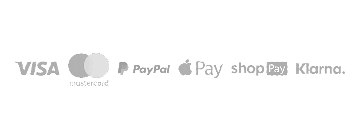 Moyens de paiement acceptés : Visa, Mastercard, Paypal, Apple Pay, Shop Pay, Klarna